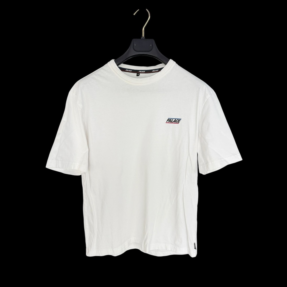 Palace Skateboards Medium White Small Logo T-shirt Distressed‎